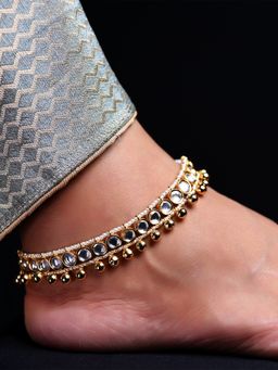 AG'S - Alkaa Delicate Kundan Payal