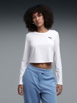 Puma - Women Slim Fit Long sleeves Crop T-shirt