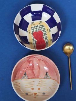 WEAVING HOMES - Mykonos Fish & Bunny Cereal Bowl