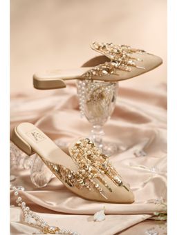 House of Vian - Athena Beige Mules