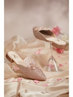 House of Vian - Seraphina Rose Gold Mules