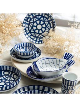 Copacabana - Serveware Deep Fish Plates (Pack of 4)