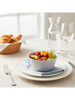 Chabby Chic - Grey Fruit Dinner Bowls (Pack of 4)