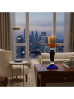 Gloss - Blue and Orange Candle Holder