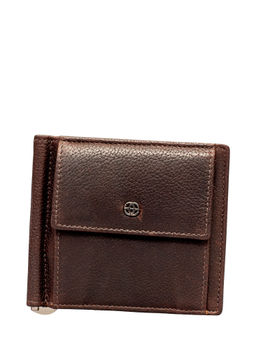 Eske - Clover Money Clip For Men, 10 ID Card Slots,(Brown Vintage)