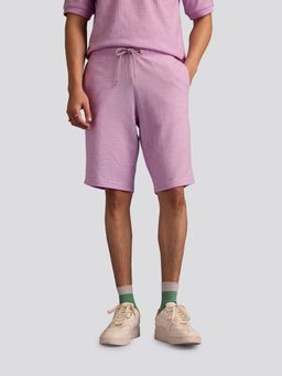 Muvazo - Maverick Jacquard Shorts Digital Lavender