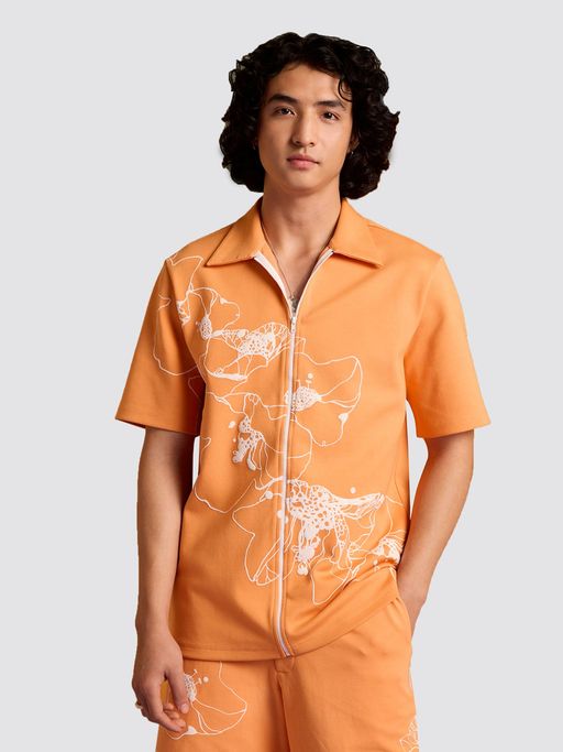 Muvazo Sunbeam Spectrum Shirt Tang Orange