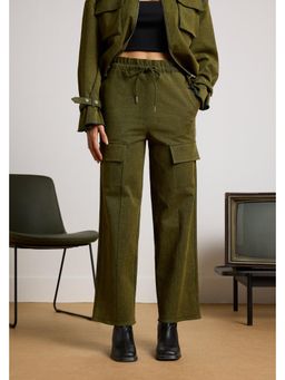 Muvazo - Green Alpine Denim Pant