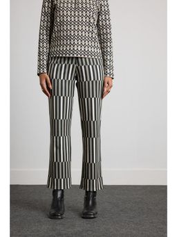 Muvazo - Black Artful Geo Pant