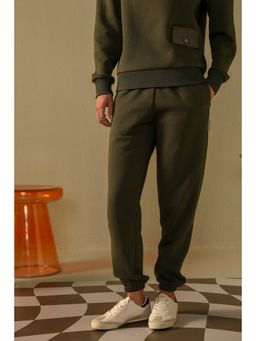 Muvazo - Olive Essence Of Warmth Olive Jogger