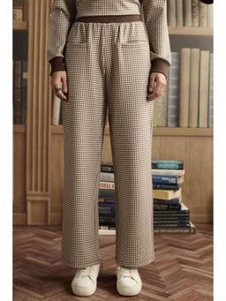 Muvazo - Brown Houndveil Cozy Pant