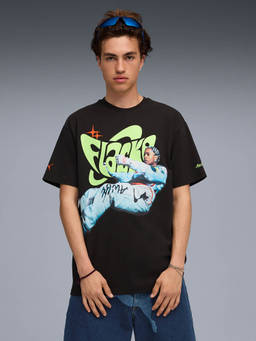 Puma - Men X ASAP ROCKY Flacko Drive Men Boxy Graphic T-shirt - Black