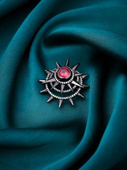 Cosa Nostraa - Antique Black Fortune Star Brooch