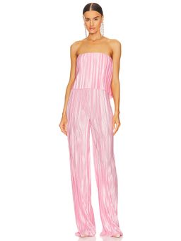 Amanda Uprichard - Collina Jumpsuit Peach