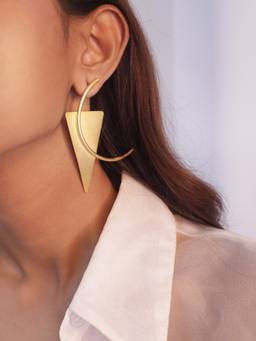 House of Pehr - Contemporary Gold Plated Earrings
