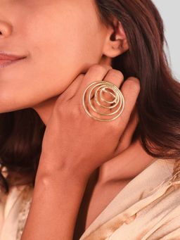 House of Pehr - Gold Plated Simple Finger Ring