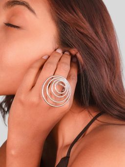 House of Pehr - Silver Plated Simple Finger Ring