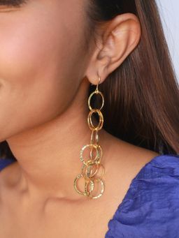 House of Pehr - Circle Shaped Drop Earrings