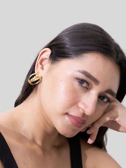 House of Pehr - Gold Plated Hoop Earrings