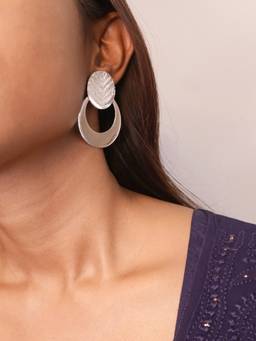 House of Pehr - Silver Plated Drop Earrings