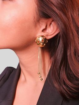 House of Pehr - Gold Plated Drop Earrings