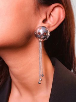 House of Pehr - Silver Plated Drop Earrings