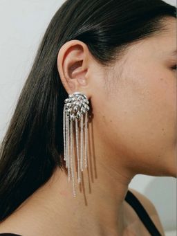 House of Pehr - Silver Plated Drop Earrings