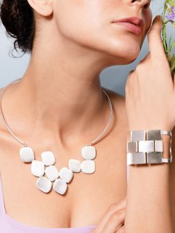 House of Pehr - Silver Plated Cuff Bracelet