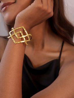 House of Pehr - Women Gold Plated Cuff Bracelet
