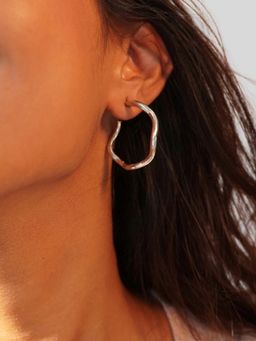 House of Pehr - Silver Plated Hoop Earrings