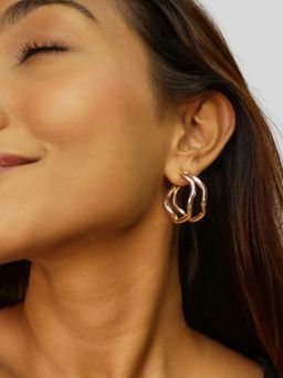 House of Pehr - Rose Gold Plated Hoop Earrings