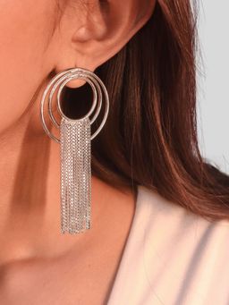 House of Pehr - Silver Plated Dropn Earrings
