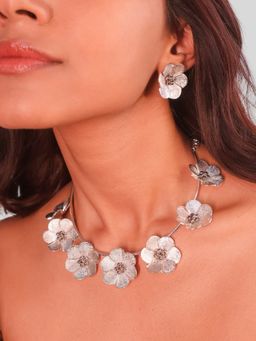 House of Pehr - Silver Plated Statement Necklace