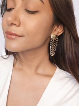House of Pehr - Gold Plated Drop Earrings