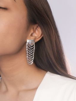 House of Pehr - Silver Plated Drop Earrings