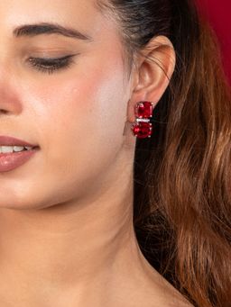 Niscka - Rhodium Plated Earrings