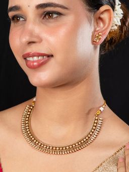 Niscka - 24K Gold Plated Antique Jewellery Set
