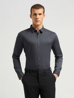 MISCHIEF MONKEY - Grey Plain Shirt