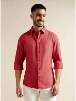 MISCHIEF MONKEY - Red Plain Shirt