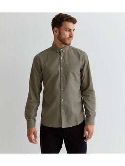 MISCHIEF MONKEY - Khaki Oxford Pocket Shirt