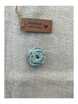 Taraasi - Handmade Crochet Blue Hair Clip