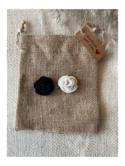 Taraasi - Handmade Crochet Hair Clips (Pack of 2)