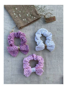 Taraasi - Zero Waste Lace Scrunchies (Pack of 3)