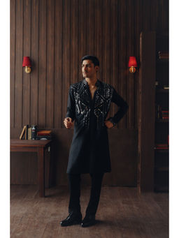 Twenty Nine - Men Mirror Embellished Kurta with Pant