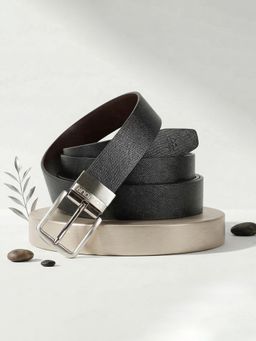 Bonjour - Dapper Solid Pure Leather Belt-Black