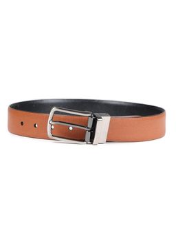 Bonjour - Men's Premium Solid Pure Leather Belt - Tan-Brown