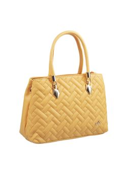 Metro - Patterned Yellow Handbag