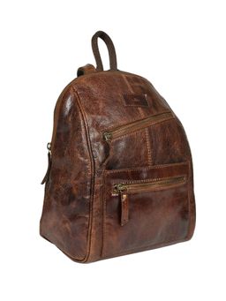 Celtic - Premium Brown Genuine Leather Backpack