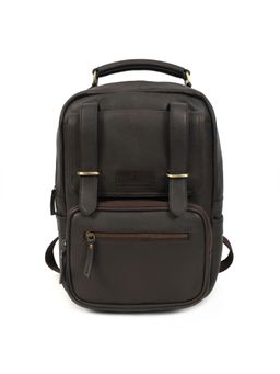 Celtic - Soft Brown Genuine Leather Backpack