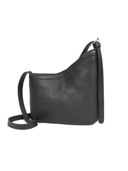 Celtic - Genuine Leather Black Minimalist Everyday Crossbody Shoulder Bag